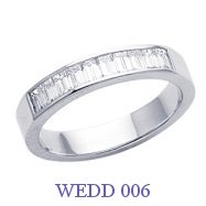 Diamond Wedding Ring - WEDD 006